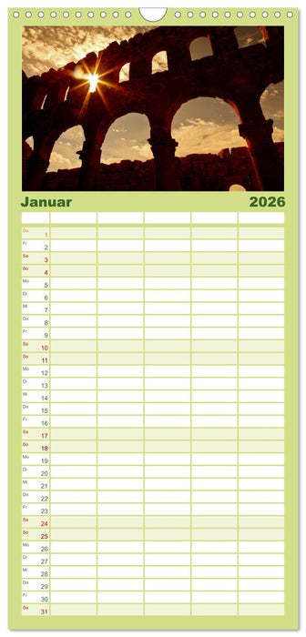 Syrien - Erinnerungen (CALVENDO Familienplaner 2026)