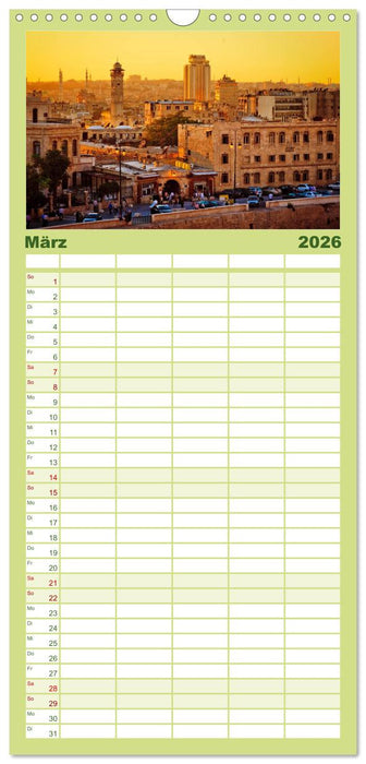 Syrien - Erinnerungen (CALVENDO Familienplaner 2026)