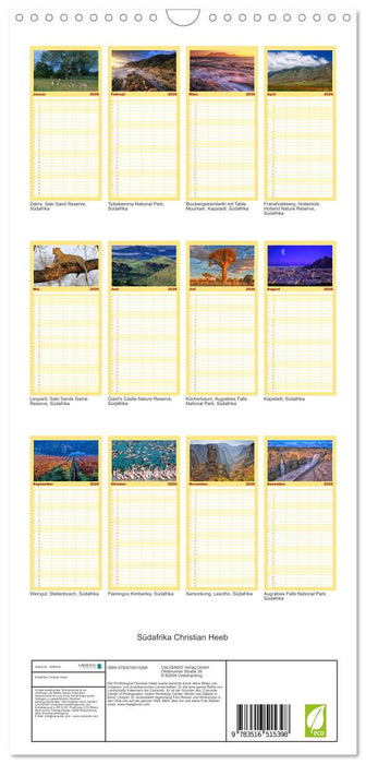 Südafrika Christian Heeb (CALVENDO Familienplaner 2026)