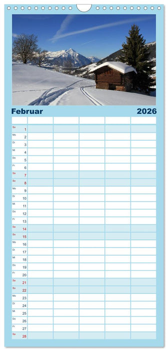 Berner Oberland (CALVENDO Familienplaner 2026)