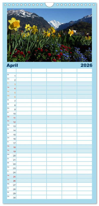 Berner Oberland (CALVENDO Familienplaner 2026)