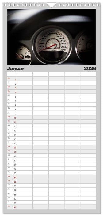 Dodge Challenger SRT8 (CALVENDO Familienplaner 2026)