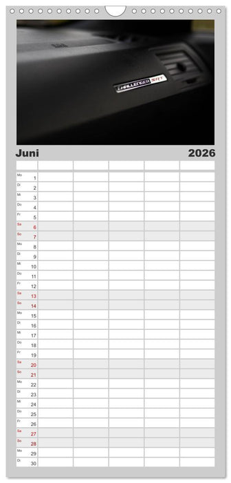 Dodge Challenger SRT8 (CALVENDO Familienplaner 2026)