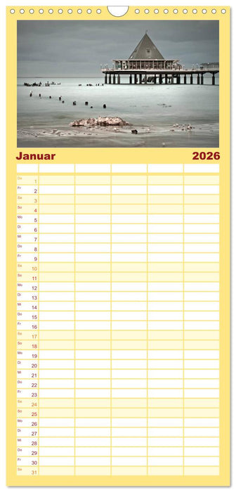 Usedom 2026 Rendezvous zwischen Ahlbeck und Heringsdorf (CALVENDO Familienplaner 2026)