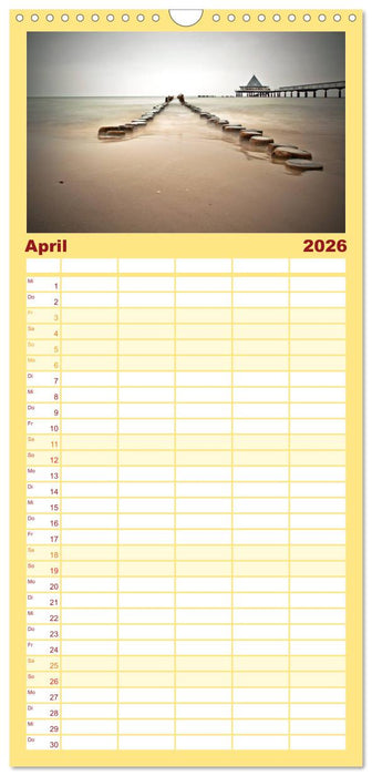 Usedom 2026 Rendezvous zwischen Ahlbeck und Heringsdorf (CALVENDO Familienplaner 2026)