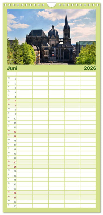 Aachen - Ansichtssache (CALVENDO Familienplaner 2026)