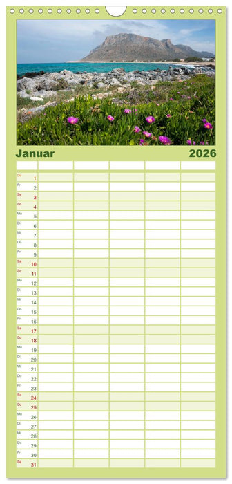 Zauberhaftes Kreta (CALVENDO Familienplaner 2026)