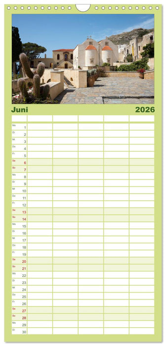 Zauberhaftes Kreta (CALVENDO Familienplaner 2026)