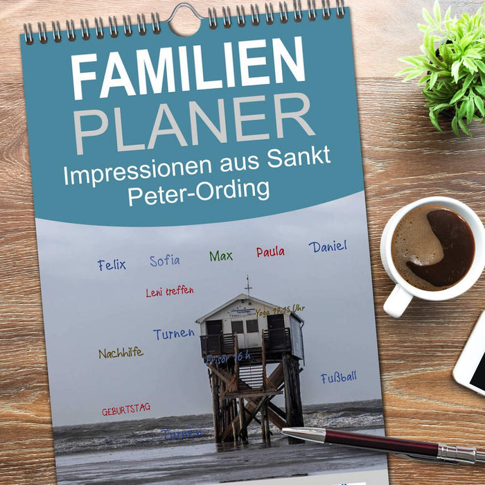 Impressionen aus Sankt Peter-Ording (CALVENDO Familienplaner 2026)