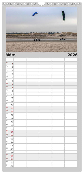 Impressionen aus Sankt Peter-Ording (CALVENDO Familienplaner 2026)