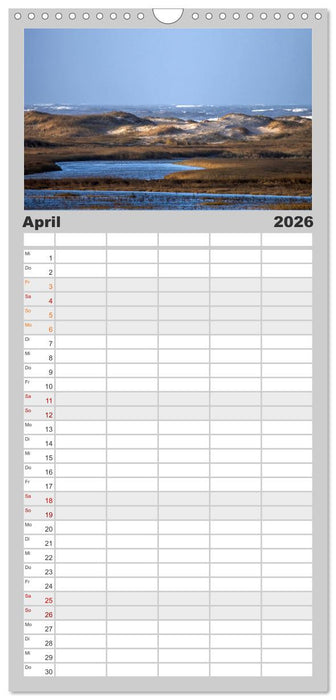 Impressionen aus Sankt Peter-Ording (CALVENDO Familienplaner 2026)