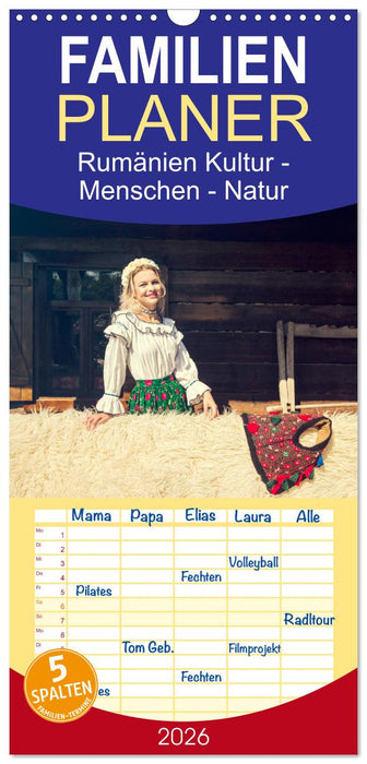 Rumänien Kultur - Menschen - Natur (CALVENDO Familienplaner 2026)