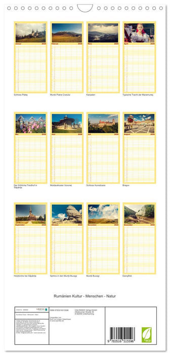 Rumänien Kultur - Menschen - Natur (CALVENDO Familienplaner 2026)