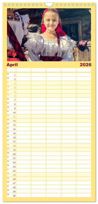 Rumänien Kultur - Menschen - Natur (CALVENDO Familienplaner 2026)