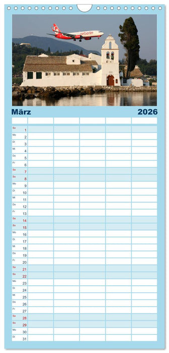 Faszination Fliegerei (CALVENDO Familienplaner 2026)