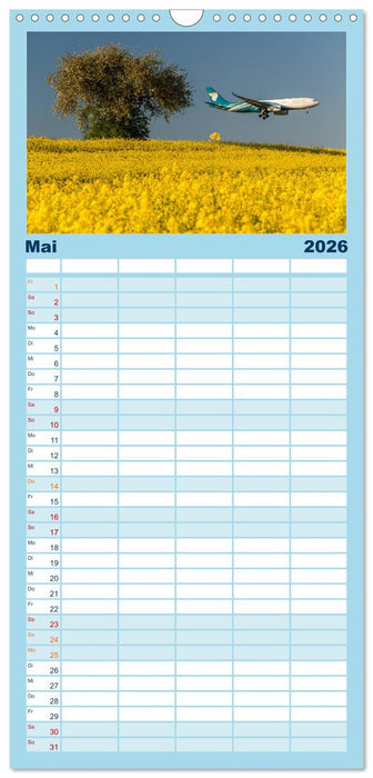 Faszination Fliegerei (CALVENDO Familienplaner 2026)