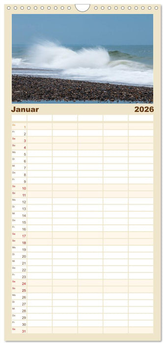 Dänemark - Die wunderschöne Westküste (CALVENDO Familienplaner 2026)