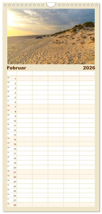 Dänemark - Die wunderschöne Westküste (CALVENDO Familienplaner 2026)