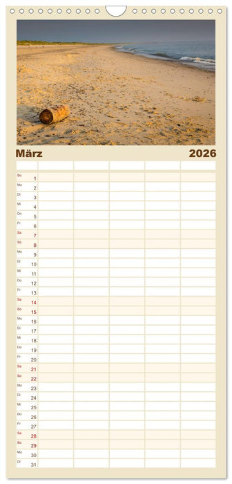 Dänemark - Die wunderschöne Westküste (CALVENDO Familienplaner 2026)