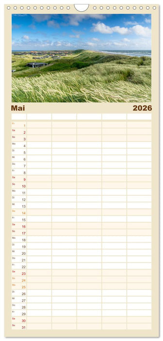 Dänemark - Die wunderschöne Westküste (CALVENDO Familienplaner 2026)