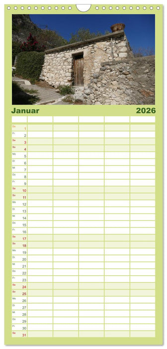 Kreta - Paradies an der Wiege Europas (CALVENDO Familienplaner 2026)