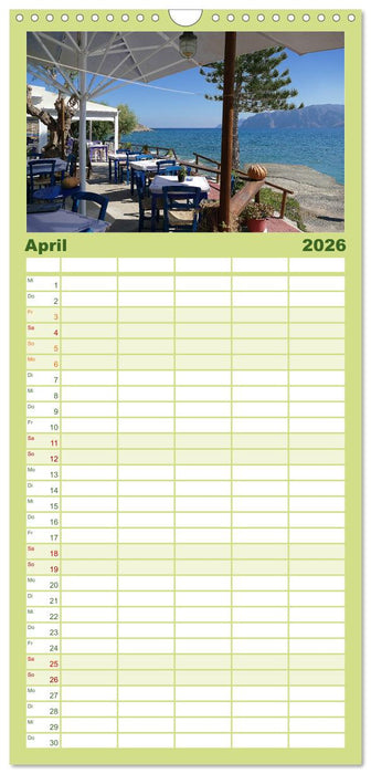 Kreta - Paradies an der Wiege Europas (CALVENDO Familienplaner 2026)