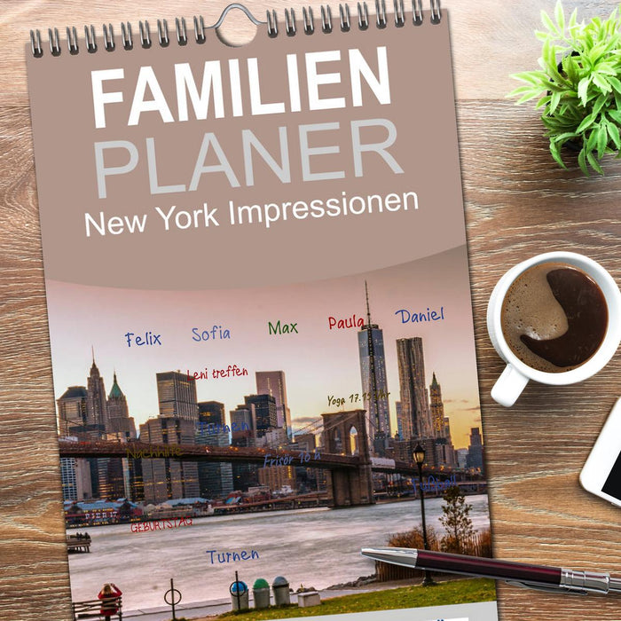 New York Impressionen (CALVENDO Familienplaner 2026)