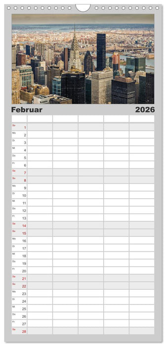 New York Impressionen (CALVENDO Familienplaner 2026)