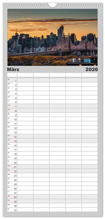 New York Impressionen (CALVENDO Familienplaner 2026)