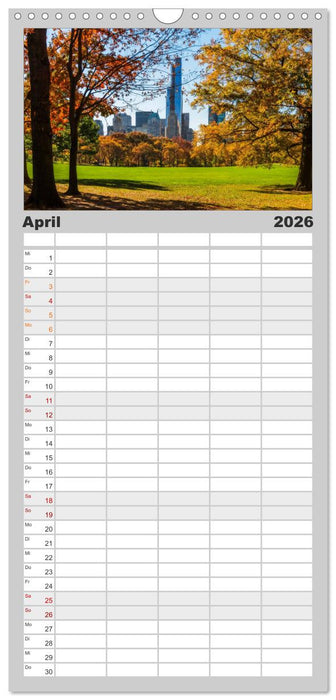 New York Impressionen (CALVENDO Familienplaner 2026)