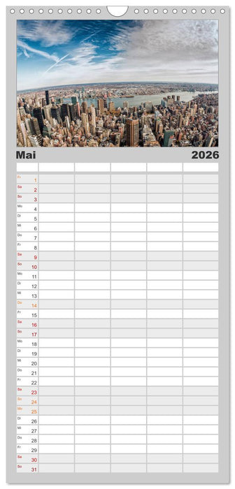 New York Impressionen (CALVENDO Familienplaner 2026)