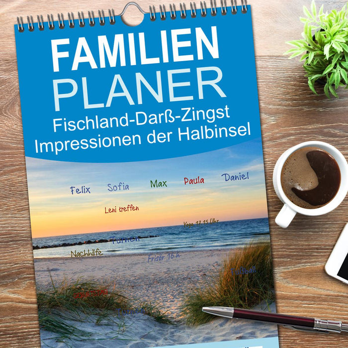 Fischland-Darß-Zingst Impressionen der Halbinsel (CALVENDO Familienplaner 2026)