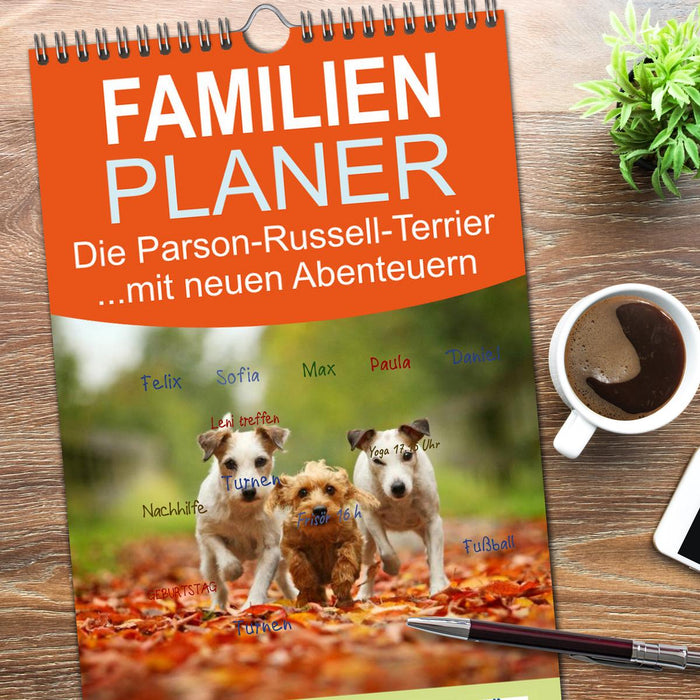 Die Parson-Russell-Terrier ...mit neuen Abenteuern aus der Hundeknipserei (CALVENDO Familienplaner 2026)