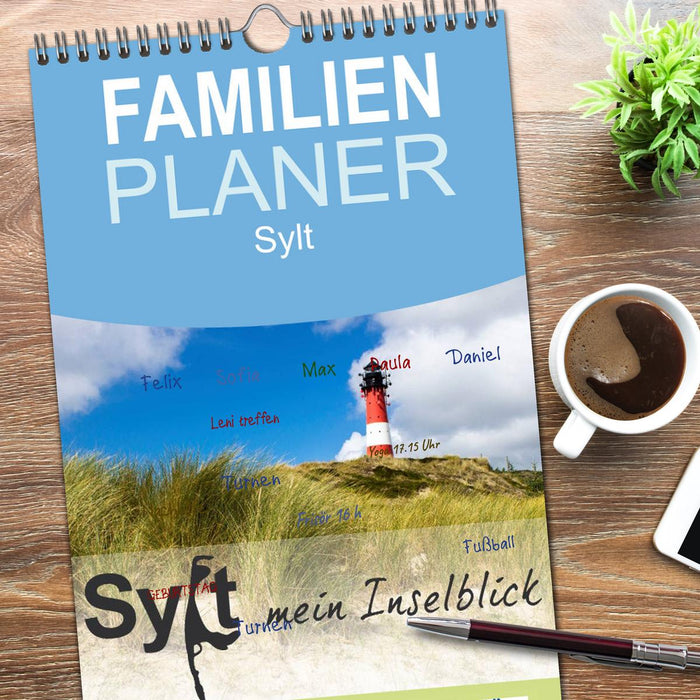 Sylt mein Inselblick (CALVENDO Familienplaner 2026)