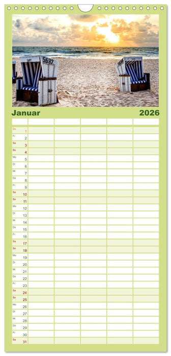 Sylt mein Inselblick (CALVENDO Familienplaner 2026)