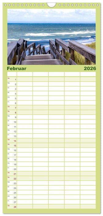Sylt mein Inselblick (CALVENDO Familienplaner 2026)