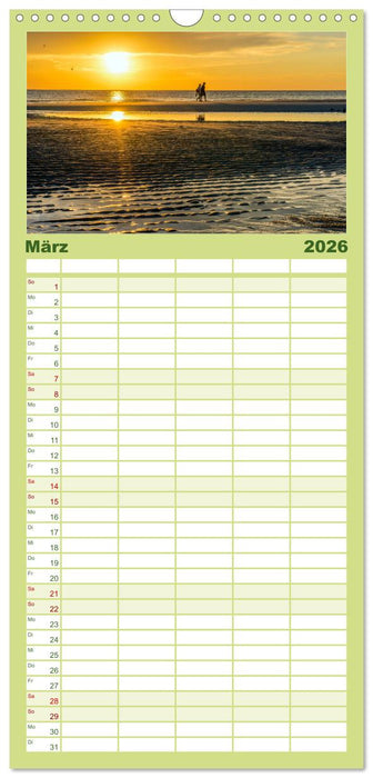 Sylt mein Inselblick (CALVENDO Familienplaner 2026)