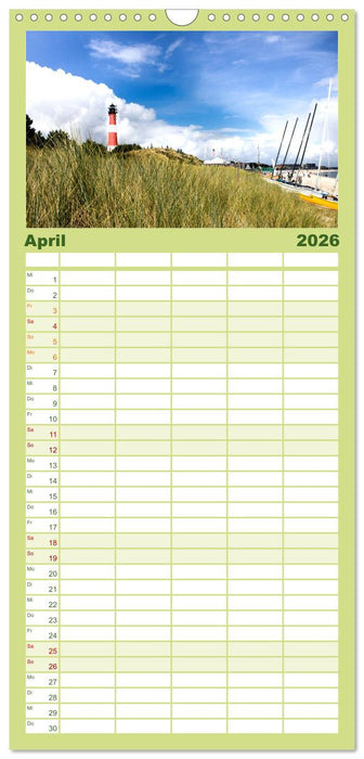 Sylt mein Inselblick (CALVENDO Familienplaner 2026)