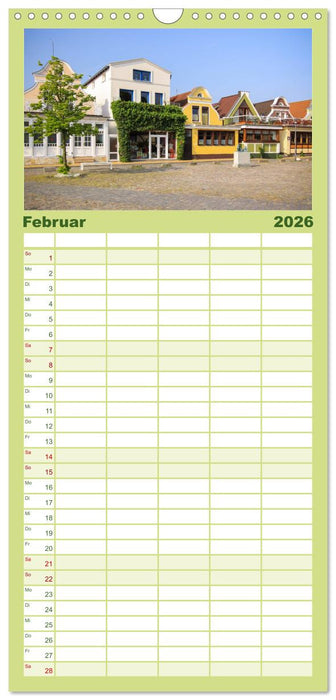 Seebad Warnemünde (CALVENDO Familienplaner 2026)