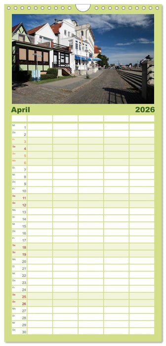 Seebad Warnemünde (CALVENDO Familienplaner 2026)