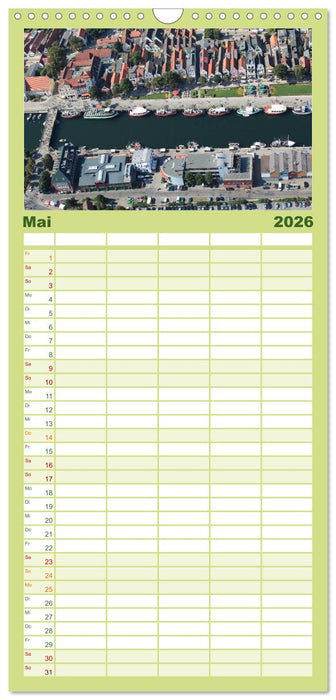 Seebad Warnemünde (CALVENDO Familienplaner 2026)