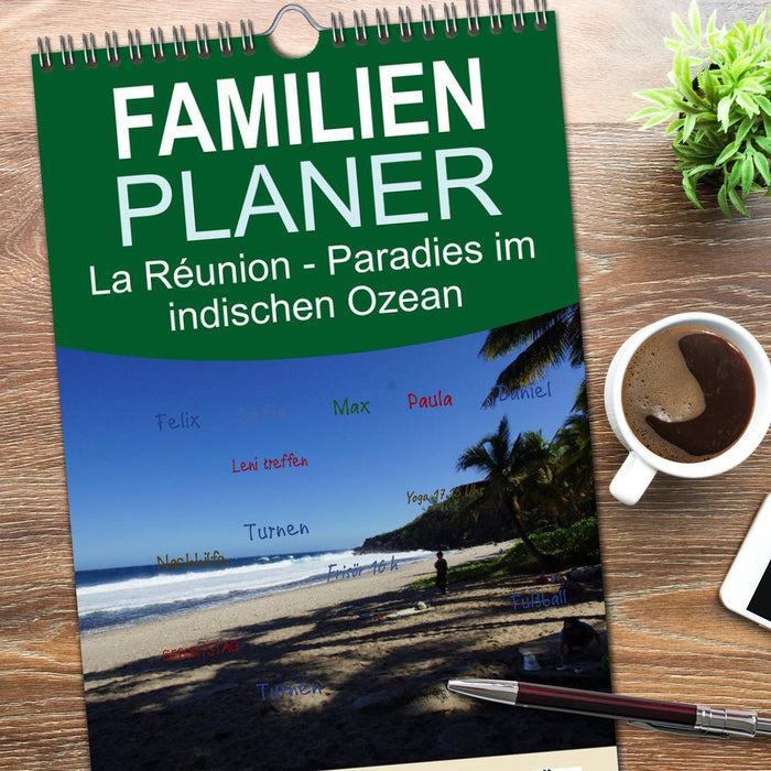 La Réunion - Paradies im indischen Ozean (CALVENDO Familienplaner 2026)