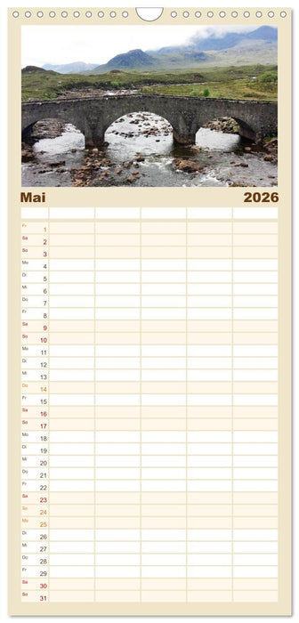 Isle of Skye - Schottlands Inseln (CALVENDO Familienplaner 2026)