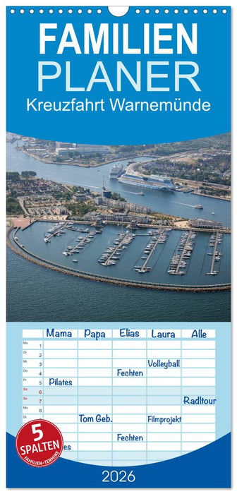 Kreuzfahrt Warnemünde (CALVENDO Familienplaner 2026)