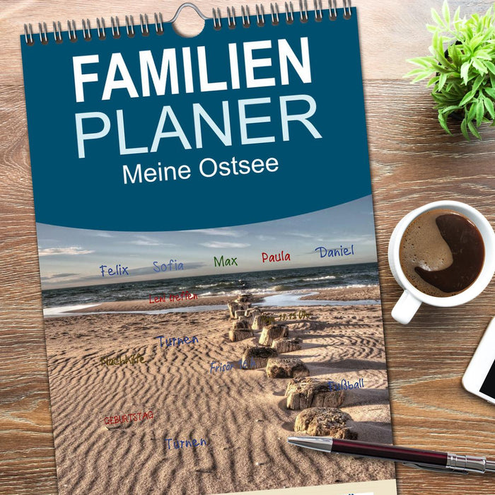 Meine Ostsee (CALVENDO Familienplaner 2026)