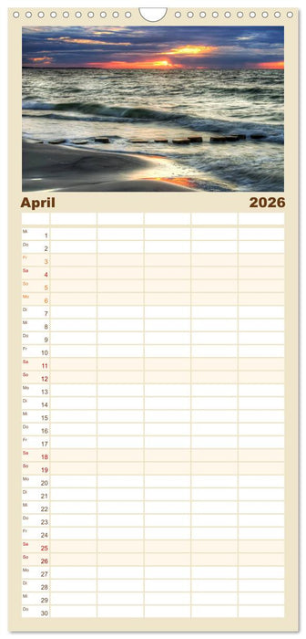 Meine Ostsee (CALVENDO Familienplaner 2026)