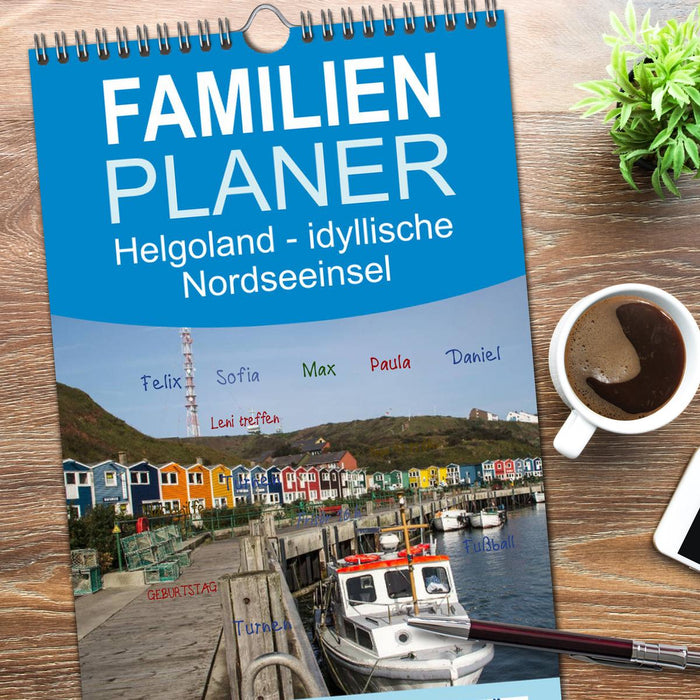 Helgoland - idyllische Nordseeinsel (CALVENDO Familienplaner 2026)