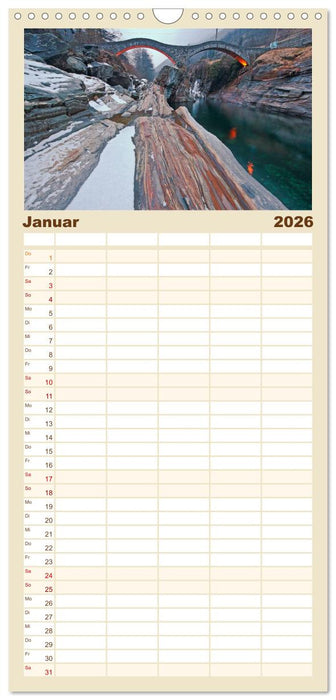 Lago Maggiore (CALVENDO Familienplaner 2026)