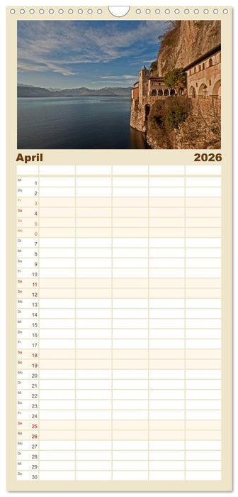 Lago Maggiore (CALVENDO Familienplaner 2026)