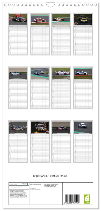 SPORTWAGEN DTM und FIA GT (CALVENDO Familienplaner 2026)
